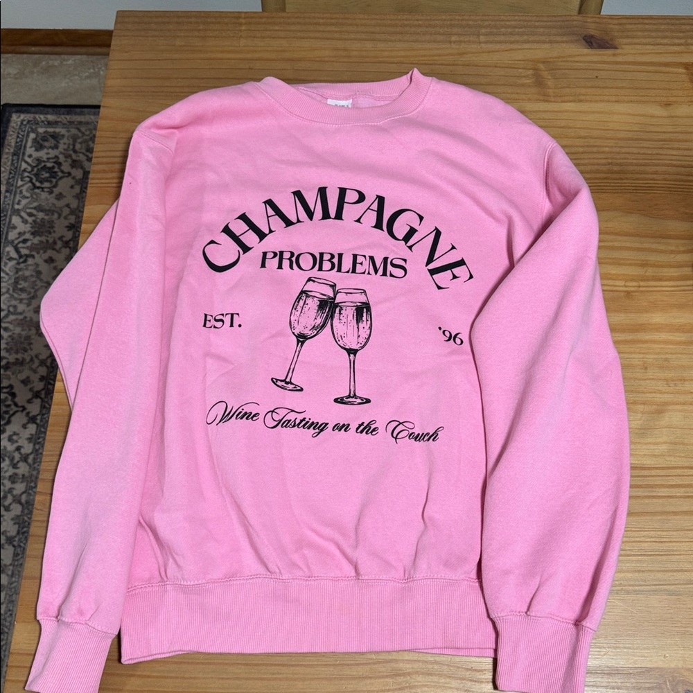 Pink Graphic Sweatshirt